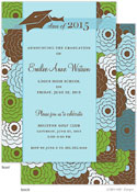 Take Note Designs - Retro Floral Graduation Invitations (Graduation)