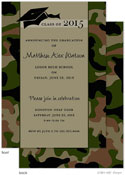 Take Note Designs - Camo Graduation Invitations (Graduation)