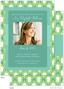 Take Note Designs - Tiffany Hourglass Layered Graduation Announcements (Photo)