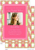 Take Note Designs - Pink Hourglass Graduation Announcements (Graduation) (Photo)