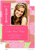 Take Note Designs - Pink Mums Graduation Announcements (Graduation) (Photo)