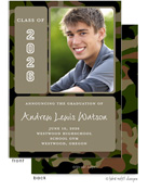 Take Note Designs - Camo Graduation Announcements (Graduation) (Photo)