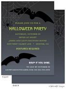 Take Note Designs - Halloween Invitations (Bats Night Out)