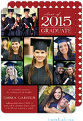 Tumbalina Graduation Invitations/Announcements - Grad Class Moments (Red - Photo) (Grad Sale 2022)