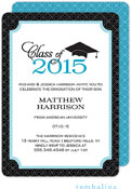 Tumbalina Graduation Invitations/Announcements - Graduate Cap Invitation (Blue) (Grad Sale 2022)