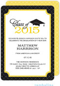 Tumbalina Graduation Invitations/Announcements - Graduate Cap Invitation (Yellow) (Grad Sale 2022)