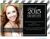 Tumbalina Graduation Invitations/Announcements - Graduate Classic (Black - Photo) (Grad Sale 2022)