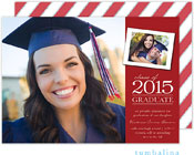 Tumbalina Graduation Invitations/Announcements - Grad Classic Snapshot (Red - Photo) (Grad Sale 2022
