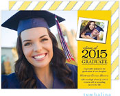 Tumbalina Graduation Invitations/Announcements - Grad Classic Snapshot (Yellow - Photo) (Grad Sale 2