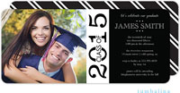 Tumbalina Graduation Announcements - Grad Class Of (Black - Photo)