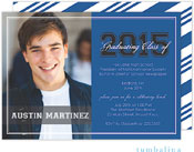 Tumbalina Graduation Invitations/Announcements - Grad Script Blue (Digital Photo Invitation) (Grad S