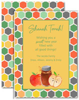 Jewish New Year Cards by Three Bees (Honeycomb)