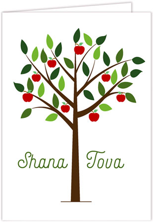 Jewish New Year Cards by Three Bees (Simple Tree) Jewish New Year Cards by Three Bees (Simple Tree)