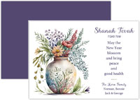 Jewish New Year Cards by Three Bees (Boho Vase)