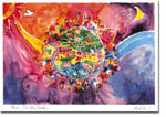 Jewish New Year Cards by Michele Pulver/Another Creation - Peace Fills the Earth