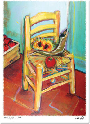 Jewish New Year Cards by Michele Pulver/Another Creation - Van Gogh's Chair