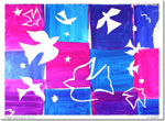 Jewish New Year Cards by Michele Pulver/Another Creation - Flight of Matisse's Doves