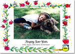 Jewish New Year Cards by Michele Pulver/Another Creation - Garden Whimsy with Photo