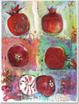 Jewish New Year Cards by Michele Pulver/Another Creation - Poms and Peace