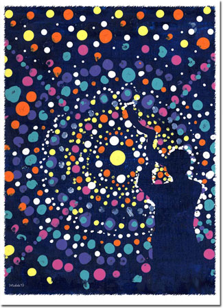 Jewish New Year Cards by Michele Pulver/Another Creation - Galaxy Jewish New Year Cards by Michele Pulver/Another Creation - Galaxy