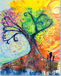 Jewish New Year Cards by Michele Pulver/Another Creation - Peace and Banyan