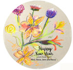 Jewish New Year Cards by Michele Pulver/Another Creation - Late Summer Blooms