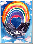 Jewish New Year Cards by Michele Pulver/Another Creation - Love Connection