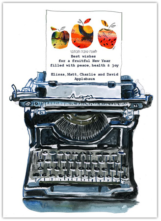 Jewish New Year Cards by Michele Pulver/Another Creation - TWC Apple Jewish New Year Cards by Michele Pulver/Another Creation - TWC Apple