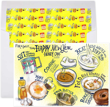 Jewish New Year Cards by Michele Pulver/Another Creation - For a Sweet Year Jewish New Year Cards by Michele Pulver/Another Creation - For a Sweet Year
