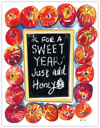 Jewish New Year Cards by Michele Pulver/Another Creation - Just Add Honey
