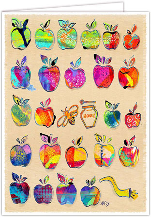 Jewish New Year Cards by Michele Pulver/Another Creation - Apple Icons