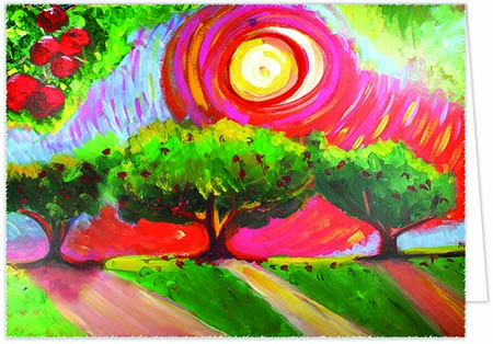 Jewish New Year Greeting Cards from Another Creation by Michele Pulver - A Day in the Orchard Jewish New Year Greeting Cards from Another Creation by Michele Pulver - A Day in the Orchard