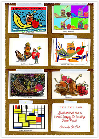 Jewish New Year Greeting Cards from Another Creation by Michele Pulver - As We See It Jewish New Year Greeting Cards from Another Creation by Michele Pulver - As We See It