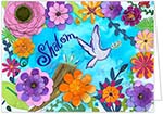 Jewish New Year Greeting Cards from Another Creation by Michele Pulver - Flowers of Peace
