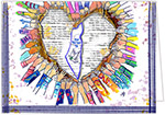 Jewish New Year Greeting Cards from Another Creation by Michele Pulver - Am Yisrael Chai