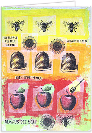 Jewish New Year Greeting Cards from Another Creation by Michele Pulver - Always BEE You