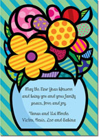 Jewish New Year Cards by ArtScroll - Rosh Hashana Blossoms