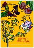 Jewish New Year Cards by ArtScroll - New Fruit