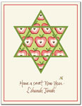 Jewish New Year Cards by Bonnie Marcus Collection (Apple Star of David)
