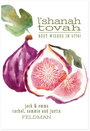 Jewish New Year Cards by Checkerboard - Fruitful Wishes