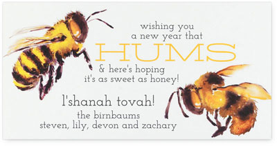 Jewish New Year Cards by Checkerboard - Buzz Word