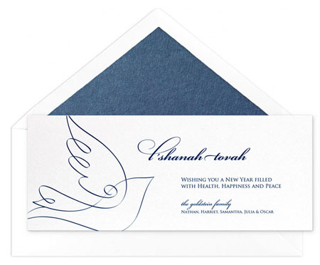 Jewish New Year Cards by Checkerboard - Dove Of Peace