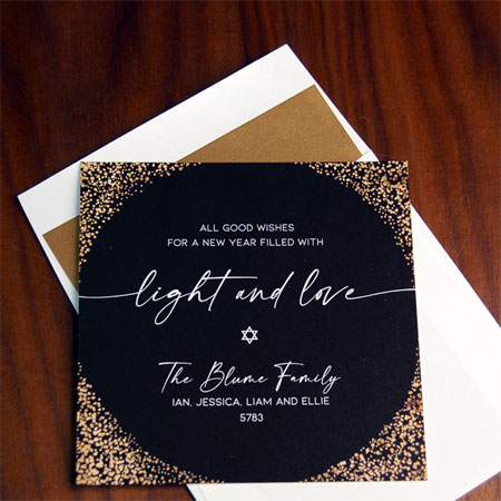 Jewish New Year Cards by Checkerboard - Lighting the Way Jewish New Year Cards by Checkerboard - Lighting the Way