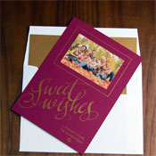 Jewish New Year Cards by Checkerboard - Sweet Love and Joy