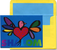 Jewish New Year Cards by Designer's Connection - Peace & Love Dove