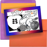 Jewish New Year Cards by Designer's Connection - An Abundance of Apples
