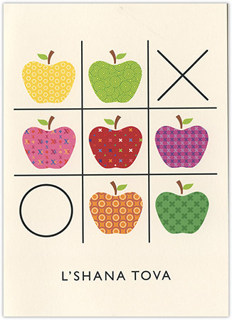 Jewish New Year Cards by Indelible Ink - Tic Tac Toe Jewish New Year Cards by Indelible Ink - Tic Tac Toe