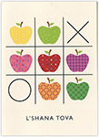 Jewish New Year Cards by Indelible Ink - Tic Tac Toe