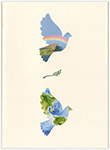 Jewish New Year Cards by Indelible Ink - A Pair of Doves