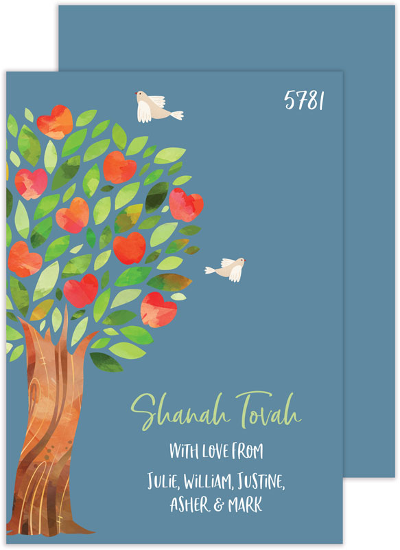 Jewish New Year Greeting Cards by PicMe Prints (Sweet Tree of Life